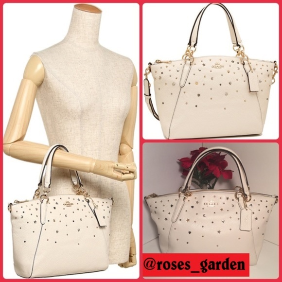 Coach Handbags - NWT COACH KELSEY SATCHEL WITH STARDUST STUDS